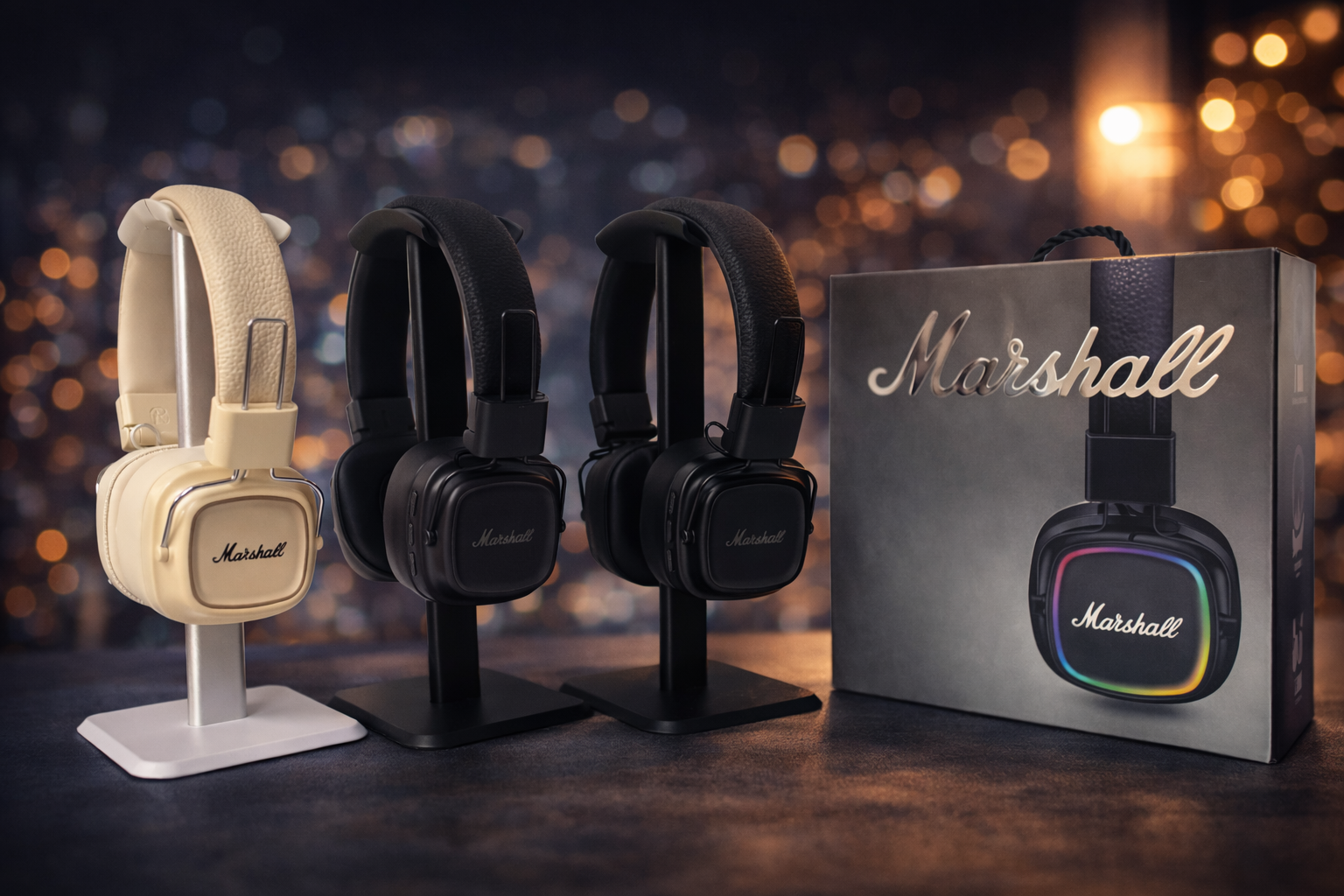 Marshall Major IV Bluetooth Wireless Headphones – Premium Sound & 30+ Hours Playtime